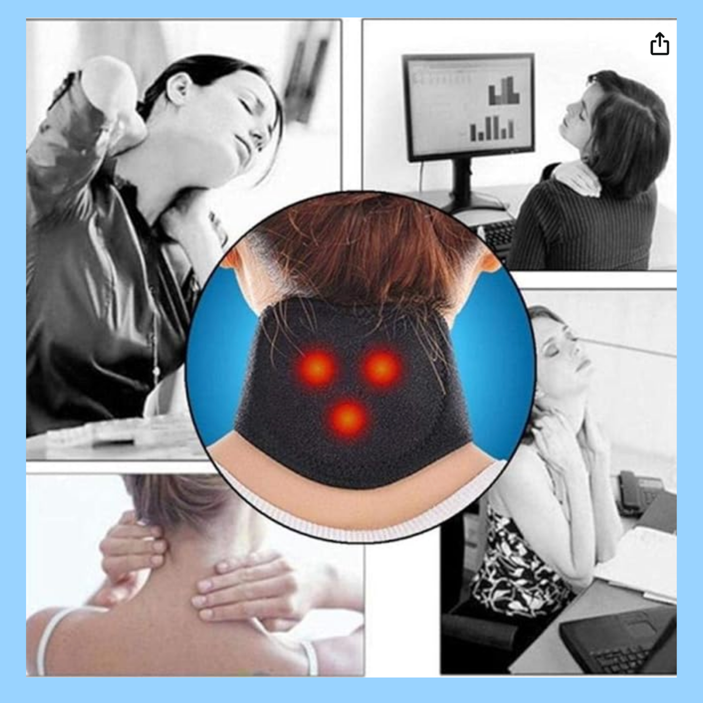 Neck Care Magnetic Heating Pillow