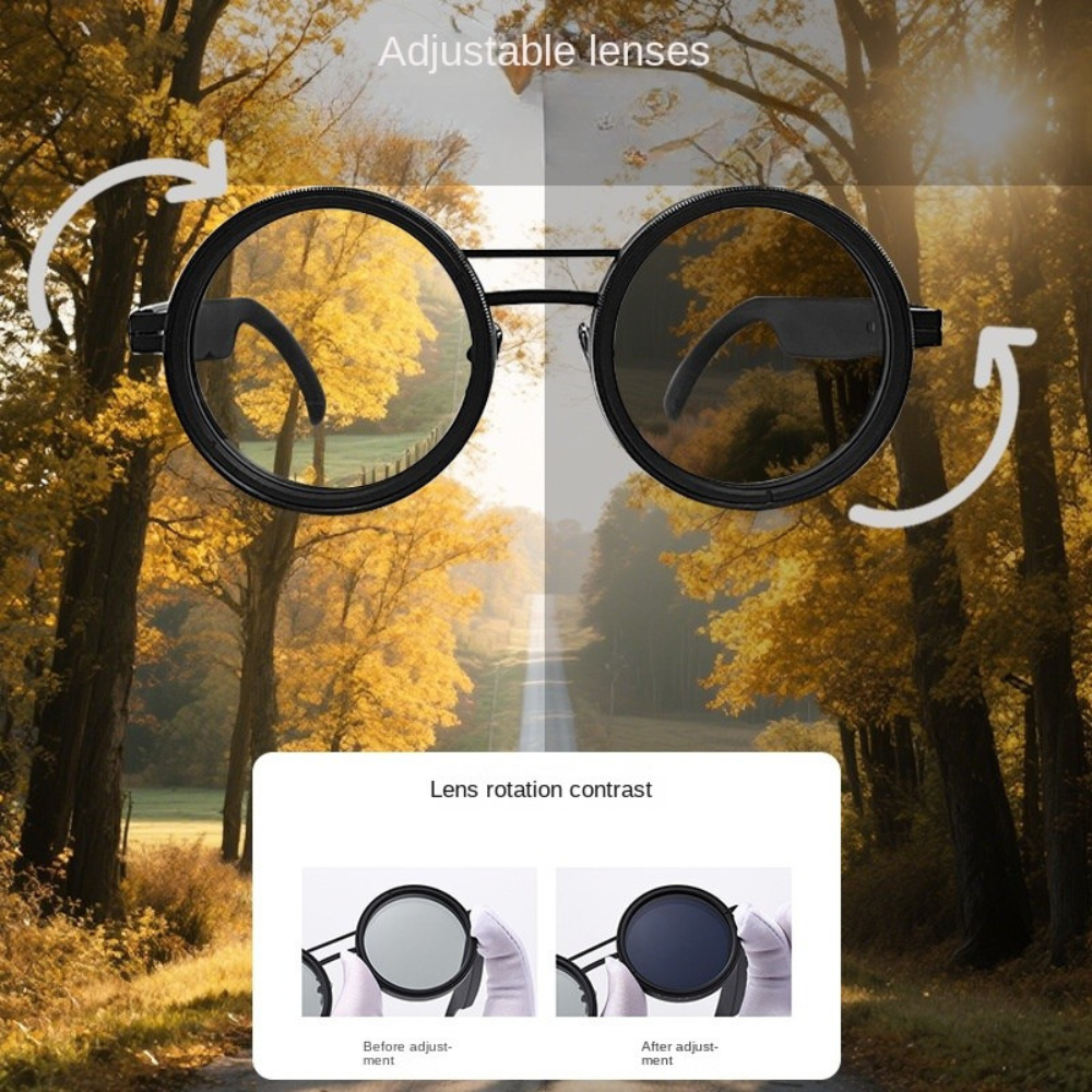 SEAGRIL™ | Adjustable Black Sunglasses