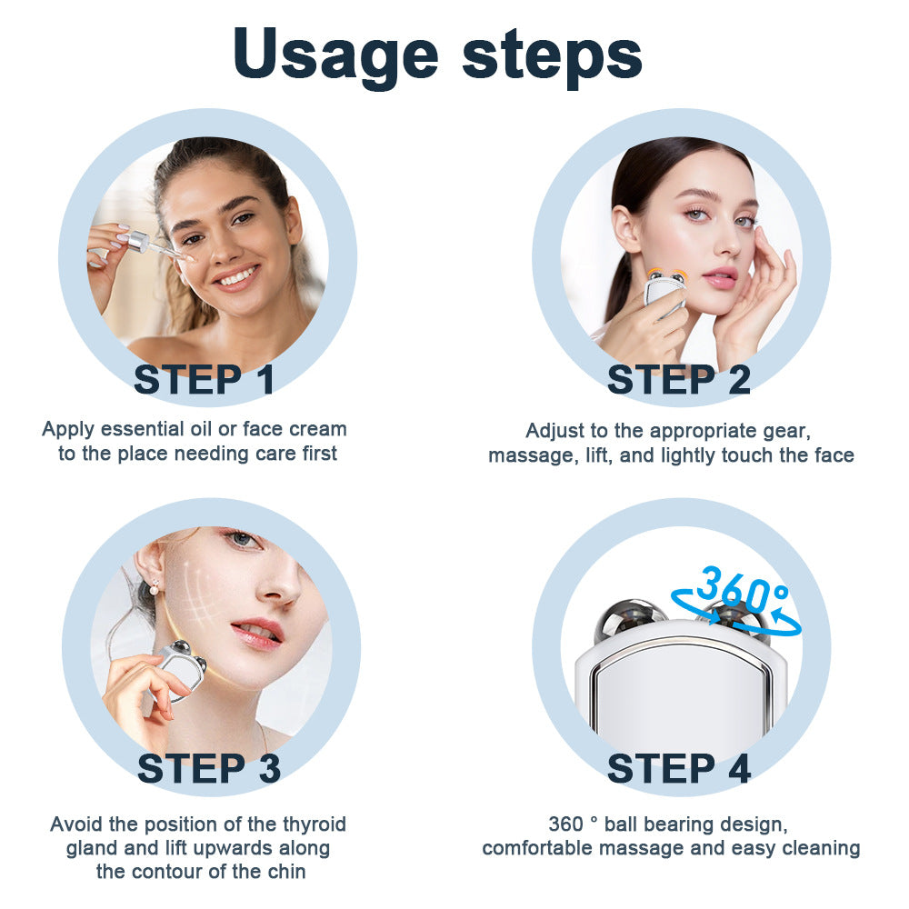 Anti-Aging Microcurrent Face Massager for Firmer, Brighter Skin