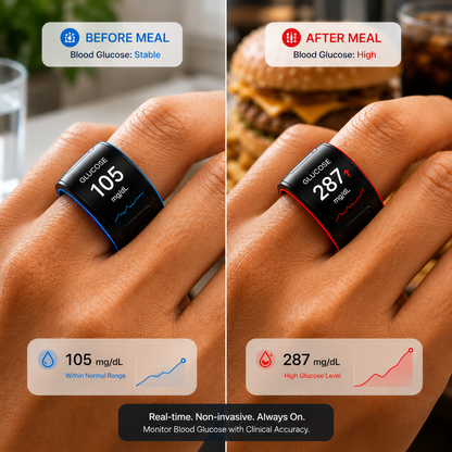 🎉 75% OFF Launch Offer🏆SEAGRILTM G1 Non-Invasive Smart Ring(Mayo Clinic Recommended)