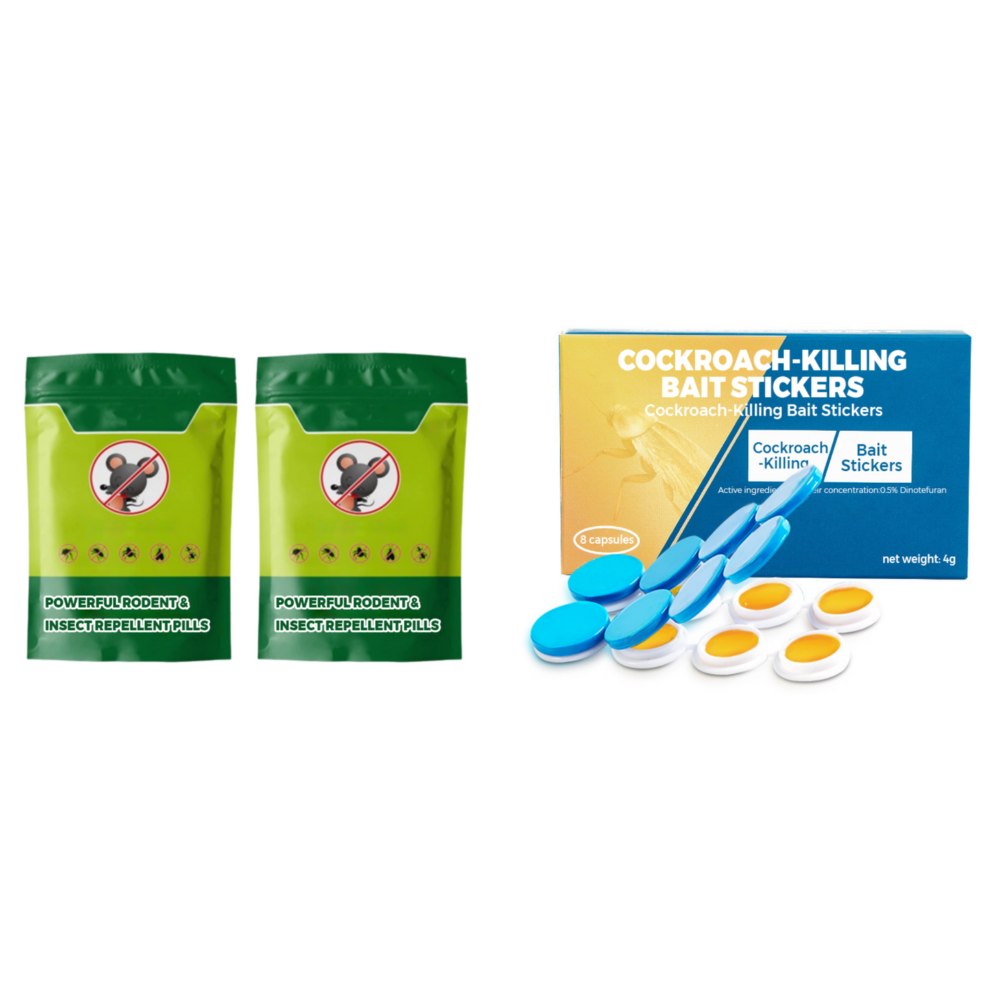 Powerful Rodent & Insect Repellent Pills