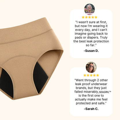 🌸💖Last Day 50% OFF|SEAGRIL™  100% Leak-Proof Underwear 4-pack