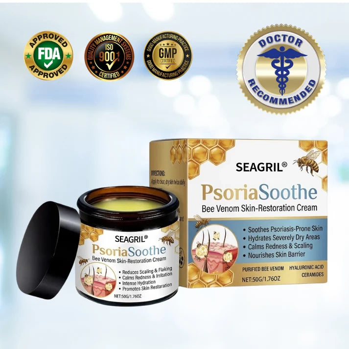 SEAGRIL® PsoriaSoothe Bee Venom Skin-Restoration Cream