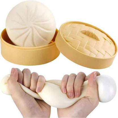💥Limited Edition Glitter Dumpling Squishy – Ultra Satisfying Sensory Toy