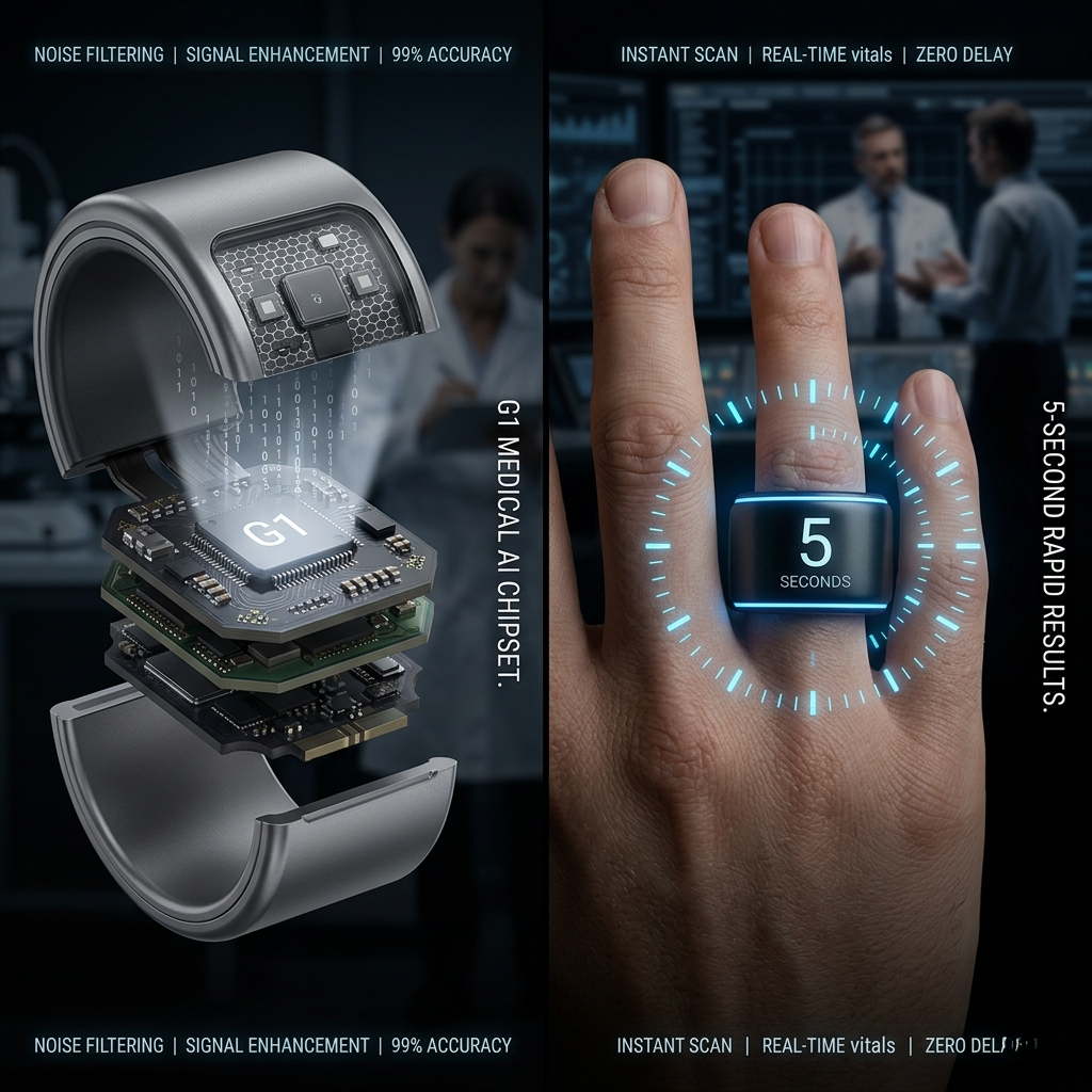🎉 75% OFF Launch Offer🏆SEAGRILTM G1 Non-Invasive Smart Ring(Mayo Clinic Recommended)