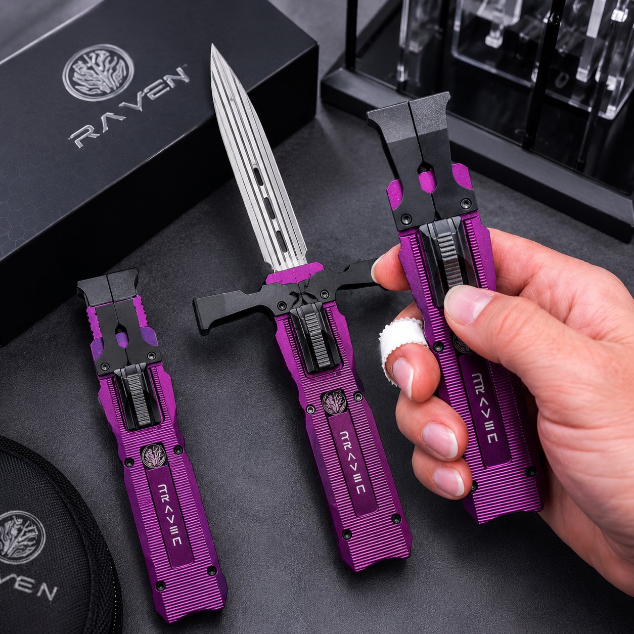 🔥Limited Time Discount 💥🔪New Draven Matt Diskin OTF AUTO Knife