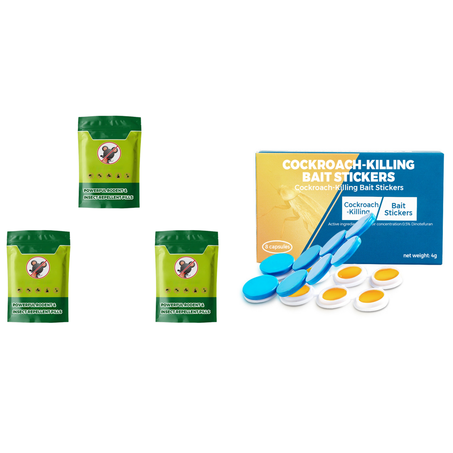 Powerful Rodent & Insect Repellent Pills