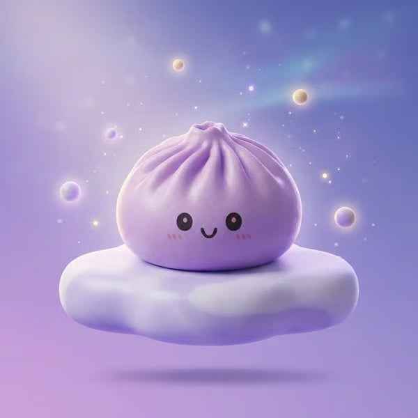 💥Limited Edition Glitter Dumpling Squishy – Ultra Satisfying Sensory Toy