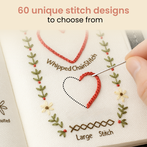 🔥Last Day 50% OFF - ✨SEAGRIL™ Stitch Book: Unwind Mind & Release Stress—One Stitch at a Time 🧵 60+ Unique Designs | Full Kit Included | For Every Skill Level (0 Experience Needed!)