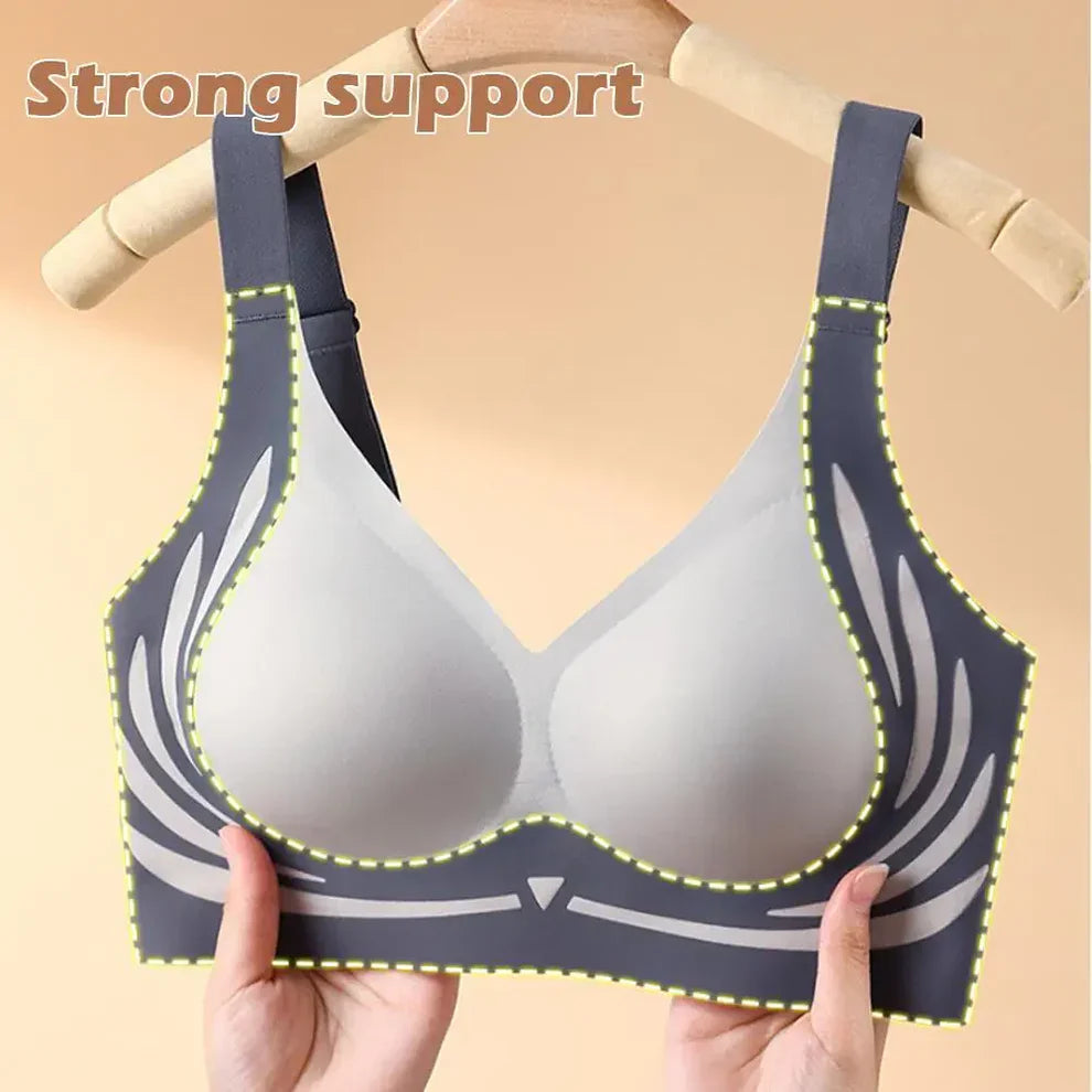 🔥 LAST DAY 50% OFF! 3-Pack Seamless Push-Up Bras – No Lines, Lift & All-Day Comfort