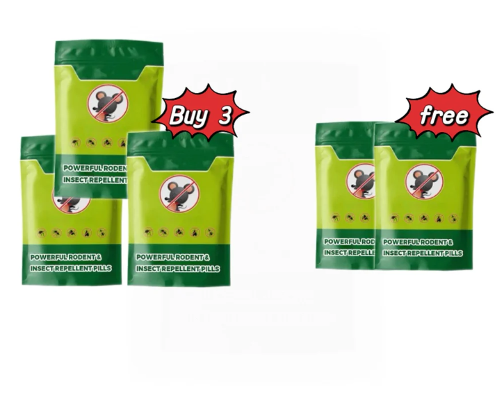 Powerful Rodent & Insect Repellent Pills