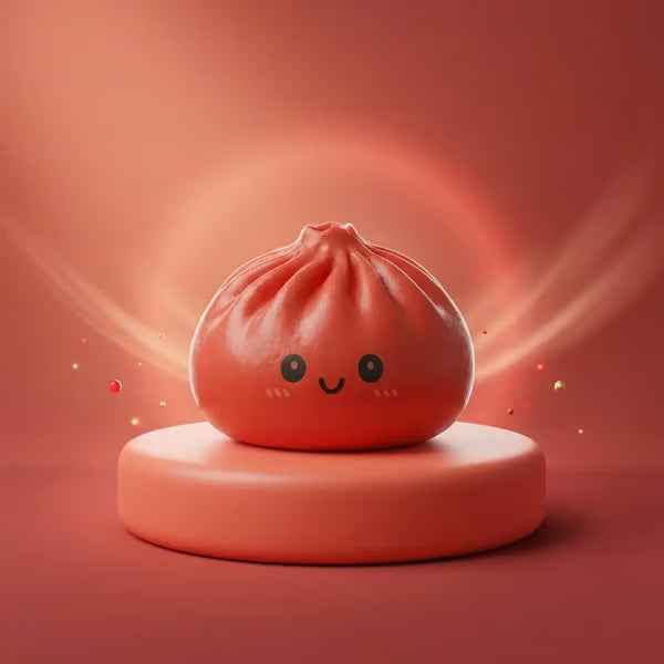 💥Limited Edition Glitter Dumpling Squishy – Ultra Satisfying Sensory Toy