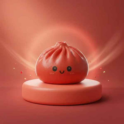 💥Limited Edition Glitter Dumpling Squishy – Ultra Satisfying Sensory Toy