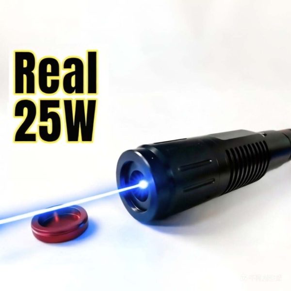 【SG250】🔥⏰Powerful Adjustable Focus Handheld Blue Laser Pointer 450nm 25W 520NM 5W
