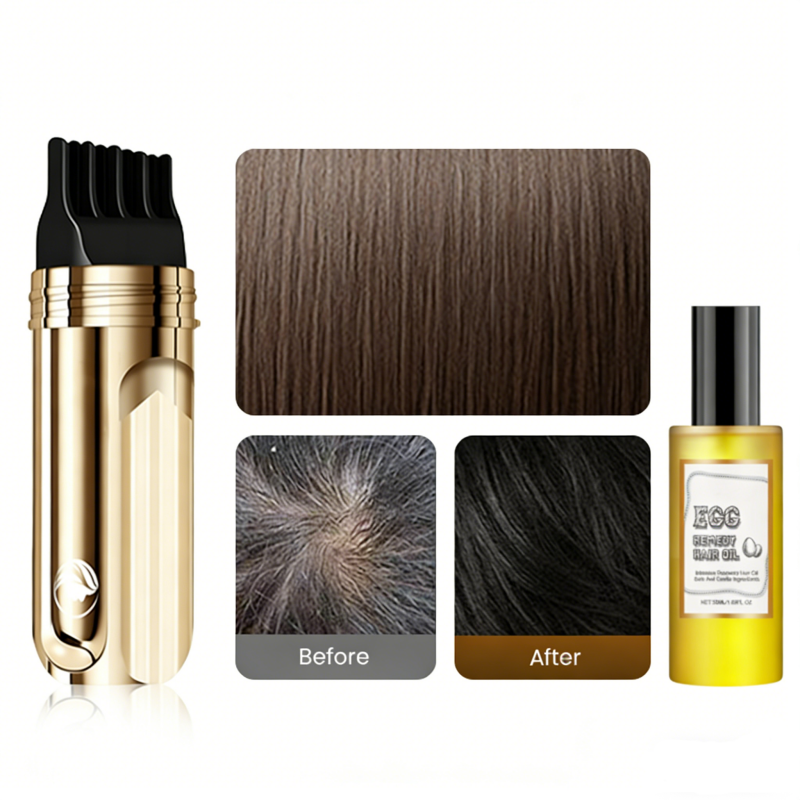 2-in-1 Convenient Hair Dye Comb For Gray Hair