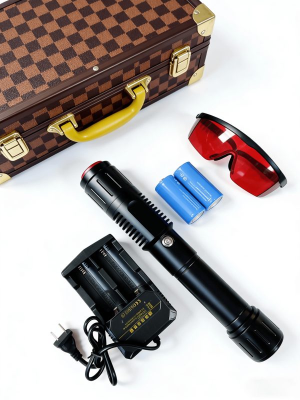 【SG250】🔥⏰Powerful Adjustable Focus Handheld Blue Laser Pointer 450nm 25W 520NM 5W