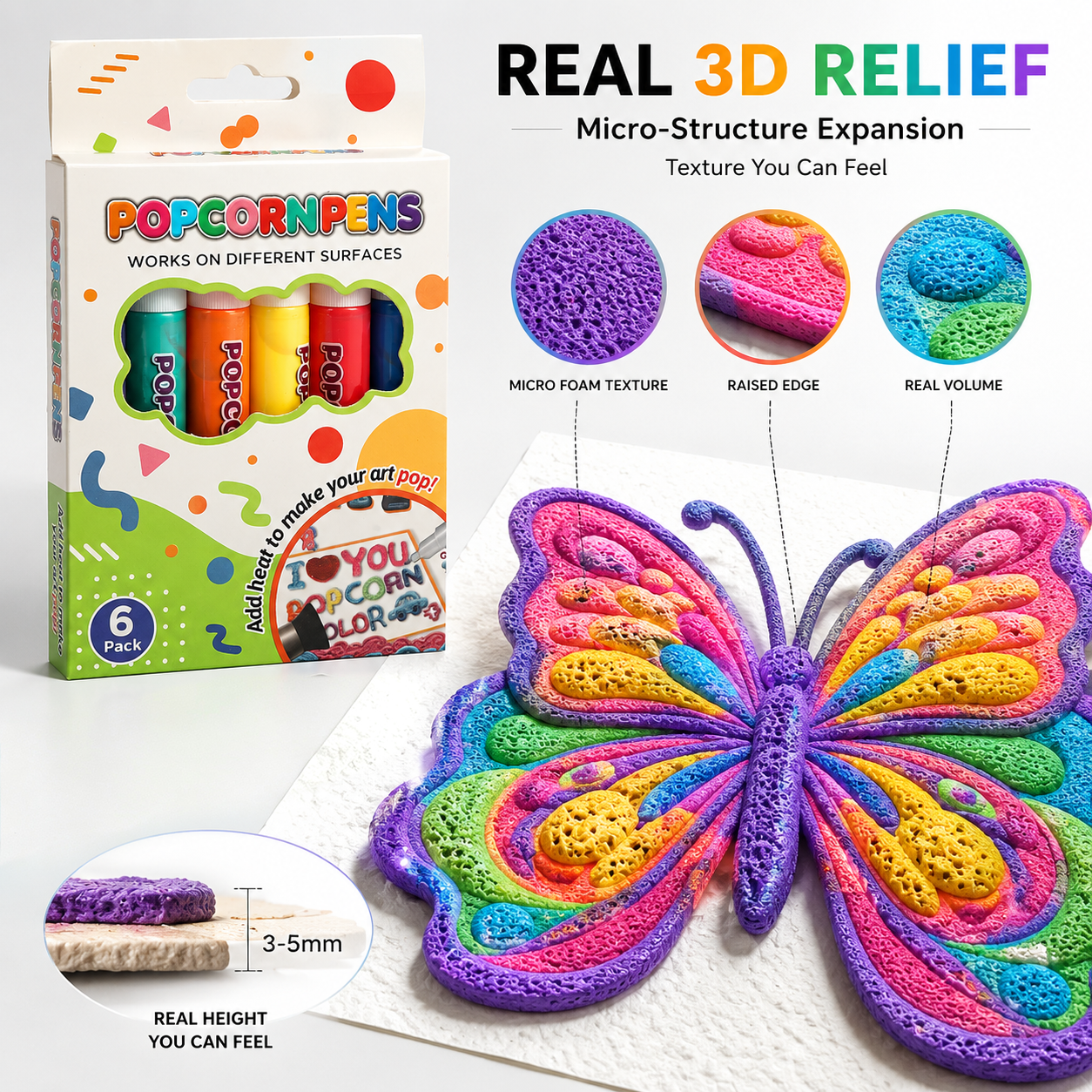 Save 50% by ordering today丨SEAGRIL® 3D Relief Art Pen – Turn Flat Drawings Into Touchable 3D Art🎨