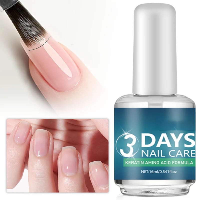 💝LAST DAY - BUY 1 GET 1 FREE!!💝3 Days Nail Care - Keratin Amino Acid Formula, Suitable for Soft and Fragile Nails