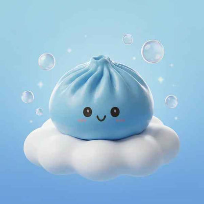 💥Limited Edition Glitter Dumpling Squishy – Ultra Satisfying Sensory Toy