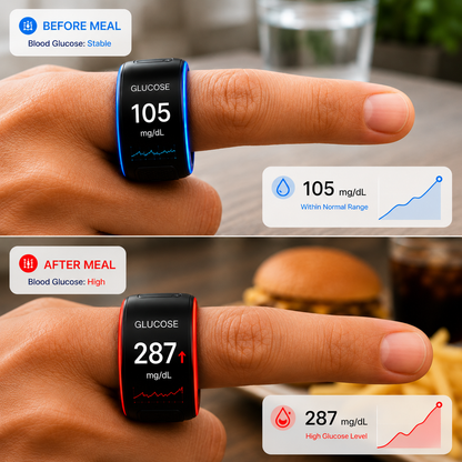 🎉 75% OFF Launch Offer🏆SEAGRILTM G1 Non-Invasive Smart Ring(Mayo Clinic Recommended)
