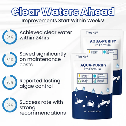 Water Clarifier | Turn Cloudy Aquarium Water Crystal Clear Overnight