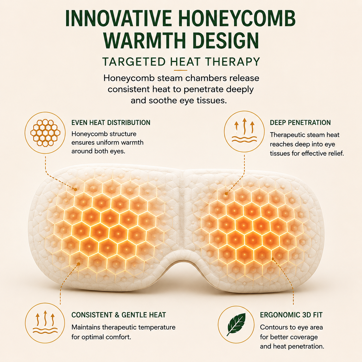 🔥LAST DAY 49% OFF🥇SEAGRIL® Herbal Miracle Steam Eye Mask.Treatment of eye diseases, sleep disorders, headache relief, and periocular care.