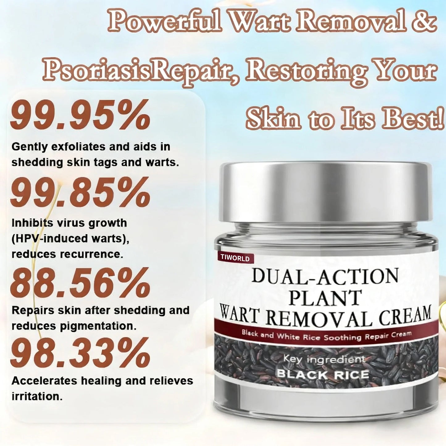 🌎Ends Today: 70% OFF!⏰ Tiworld Black Rice Soothing Repair Cream