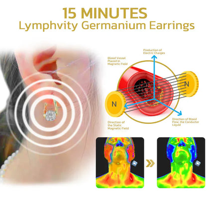 (🔥LAST DAY SALE-66% OFF) Lymphvity MagneTherapy Germanium Earrings