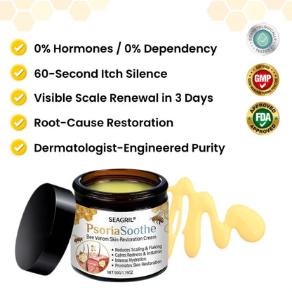 SEAGRIL® PsoriaSoothe Bee Venom Skin-Restoration Cream