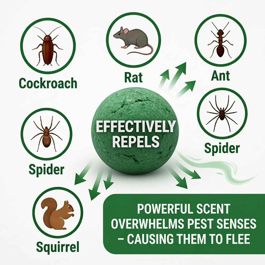 Powerful Rodent & Insect Repellent Pills