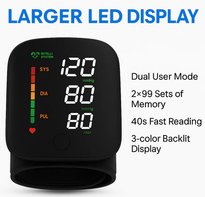 Ends Today: 70% OFF! ⏰ 💓 Check Your Blood Pressure Anytime, Anywhere 💖 💥 LIMITED TIME OFFER! 🔥 Smart Wrist Blood Pressure Monitor for Easy Home Tracking