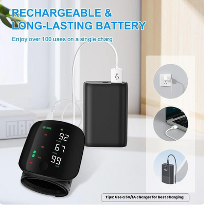 Ends Today: 70% OFF! ⏰ 💓 Check Your Blood Pressure Anytime, Anywhere 💖 💥 LIMITED TIME OFFER! 🔥 Smart Wrist Blood Pressure Monitor for Easy Home Tracking