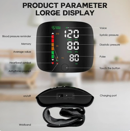 Ends Today: 70% OFF! ⏰ 💓 Check Your Blood Pressure Anytime, Anywhere 💖 💥 LIMITED TIME OFFER! 🔥 Smart Wrist Blood Pressure Monitor for Easy Home Tracking