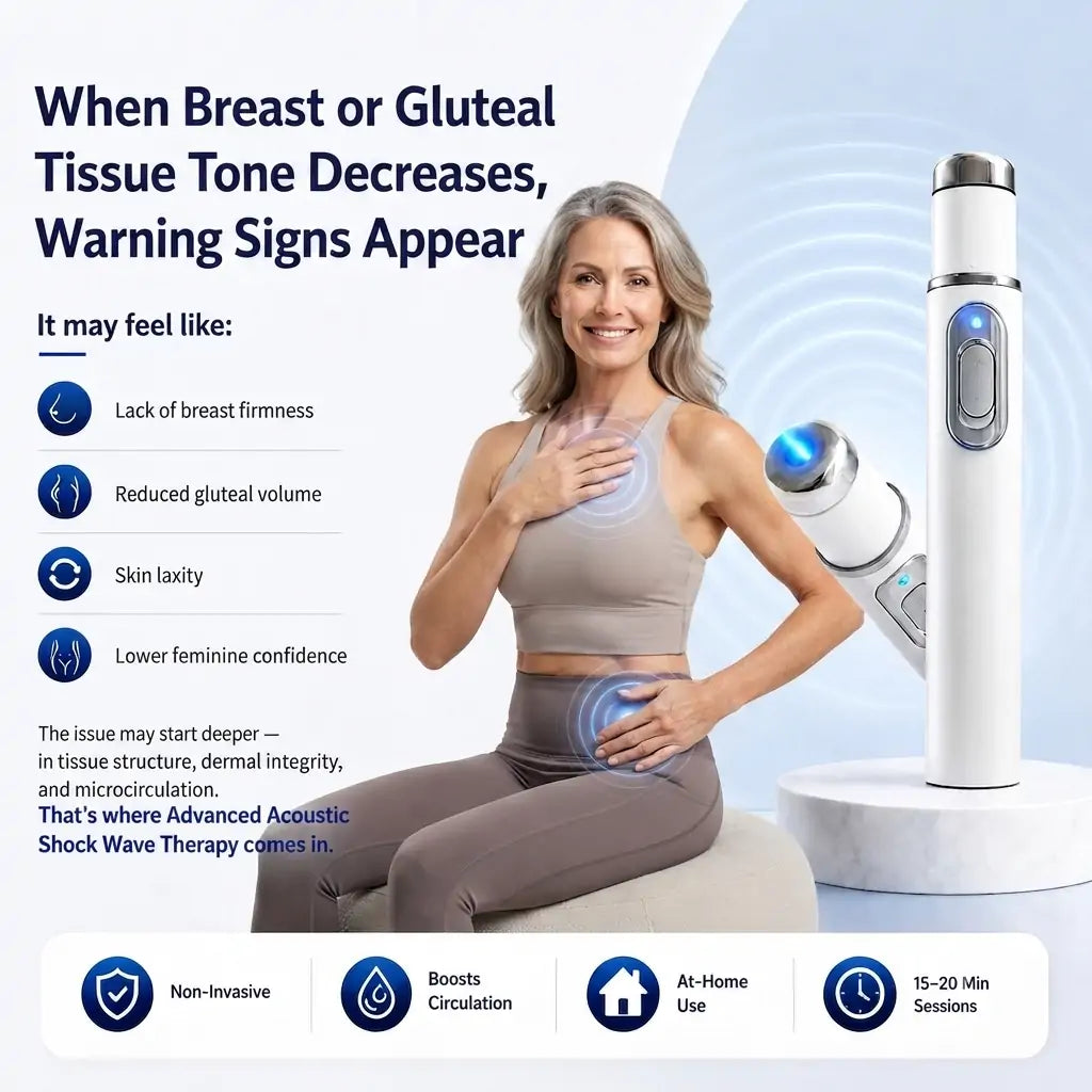SEAGRILTM Advanced Acoustic Shockwave Therapy System✅Restores breast and gluteal firmness, revitalizes intimate tissue, and provides deep-target relief for muscle pain, joint stiffness, and tendon discomfort.