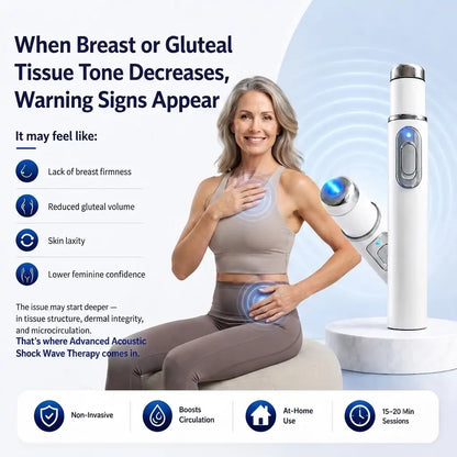 SEAGRILTM Advanced Acoustic Shockwave Therapy System✅Restores breast and gluteal firmness, revitalizes intimate tissue, and provides deep-target relief for muscle pain, joint stiffness, and tendon discomfort.