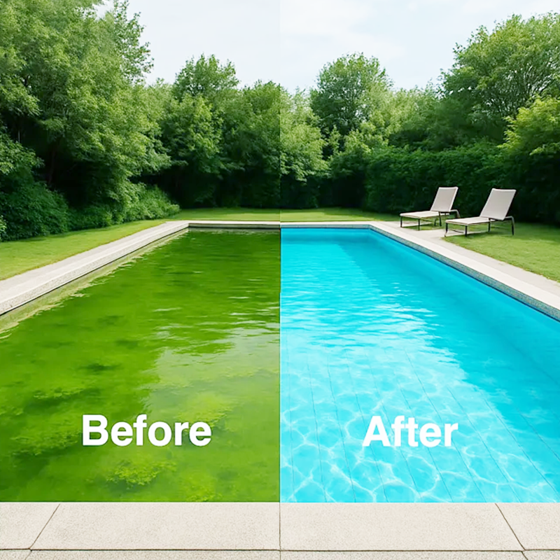 👉 All-in-One Pool Shock, Clarifier & Algae Control Liquid