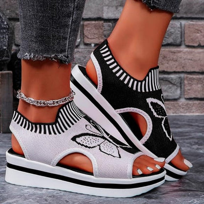 👡 50% OFF! 🌸 Women’s Casual Peep-Toe Platform Sandals – Comfy Support & Breathable Design – Perfect for Beach, Vacation, or Everyday Wear – Stylish & Lightweight ☀️✨
