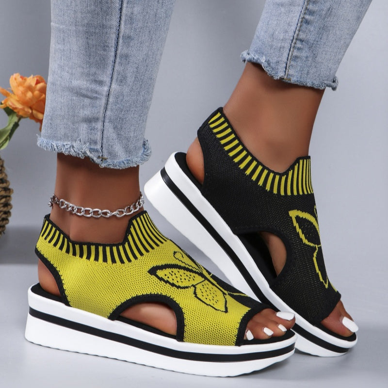 👡 50% OFF! 🌸 Women’s Casual Peep-Toe Platform Sandals – Comfy Support & Breathable Design – Perfect for Beach, Vacation, or Everyday Wear – Stylish & Lightweight ☀️✨