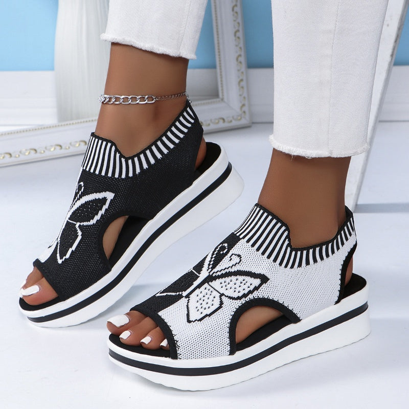 👡 50% OFF! 🌸 Women’s Casual Peep-Toe Platform Sandals – Comfy Support & Breathable Design – Perfect for Beach, Vacation, or Everyday Wear – Stylish & Lightweight ☀️✨